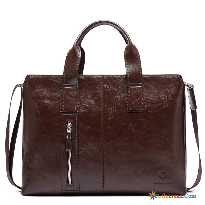 Aktentasche Herren Herren Dateipaket Handtaschen Fein Laptoptasche Billig