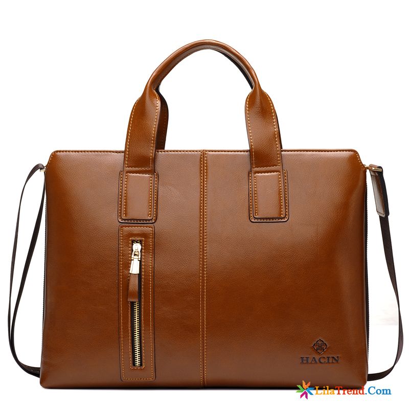 Aktentasche Herren Herren Dateipaket Handtaschen Fein Laptoptasche Billig