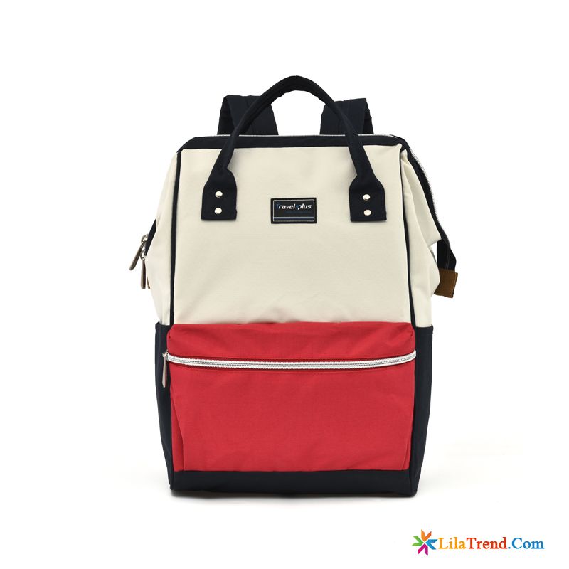 Blauer Leder Reisetasche Reise Rucksack Campus Oxford-tuch Rucksäcke