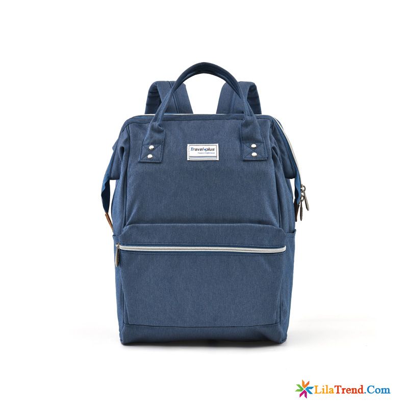 Blauer Leder Reisetasche Reise Rucksack Campus Oxford-tuch Rucksäcke