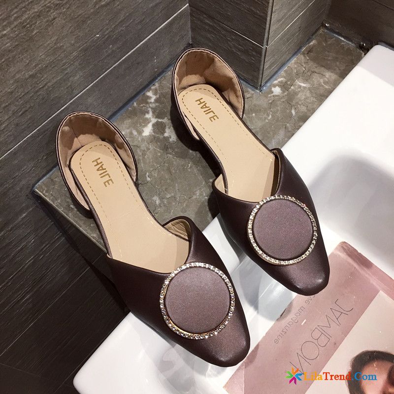 Braune Schnürschuhe Damen Spitze Flache Mode Schuhe Neue Kaufen