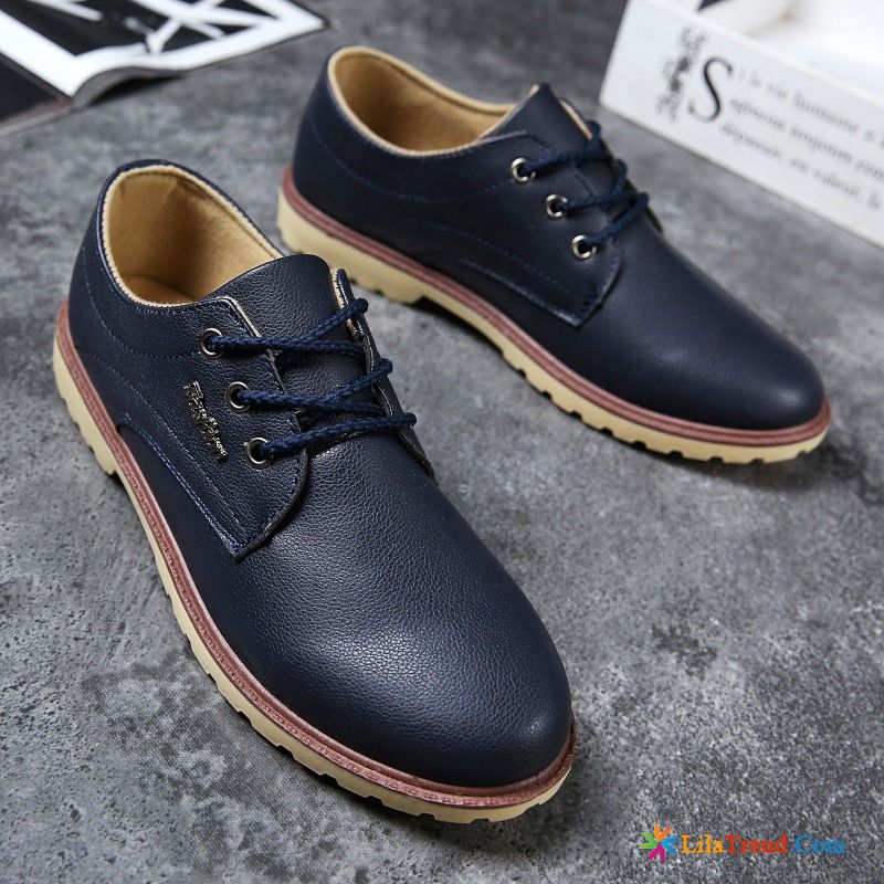 Braune Schuhe Herren Atmungsaktiv Lederschuhe Feder Neue Casual Kaufen