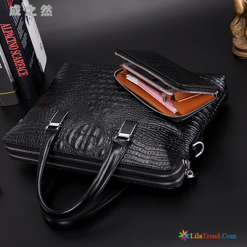 Business Handtasche Herren Hellblau Kreuzung Trend Handtaschen Geschäft Herren Günstig