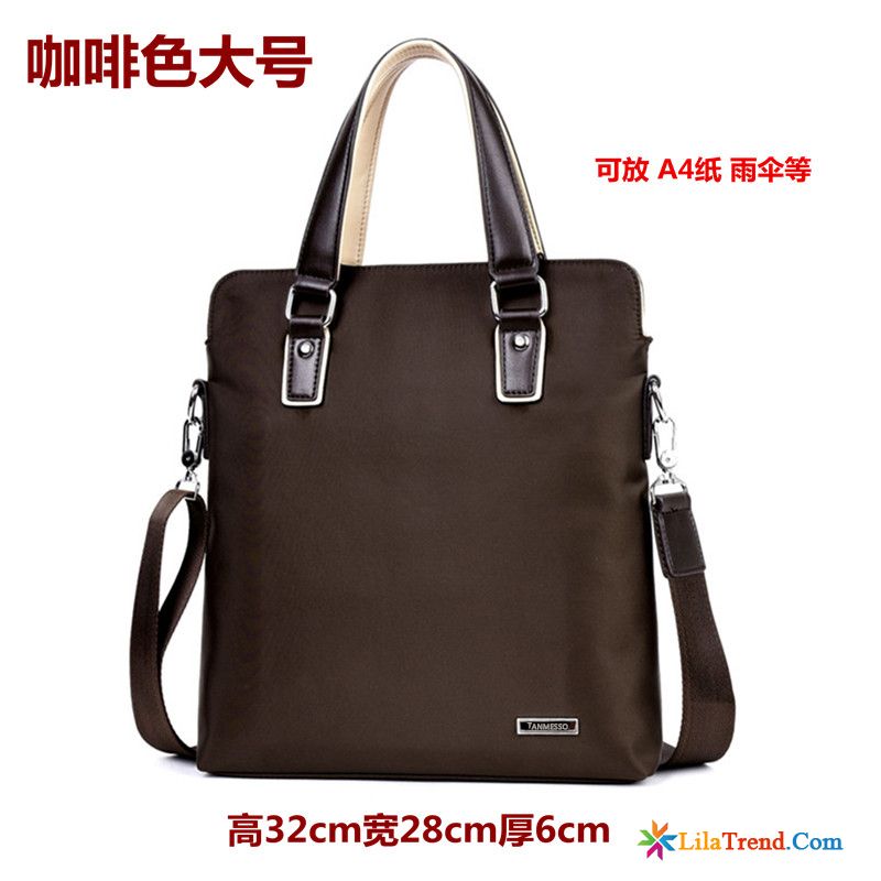 Business Herrentasche Dunkelgrau Messenger-tasche Rucksäck Herren Geschäft Nylon Verkaufen