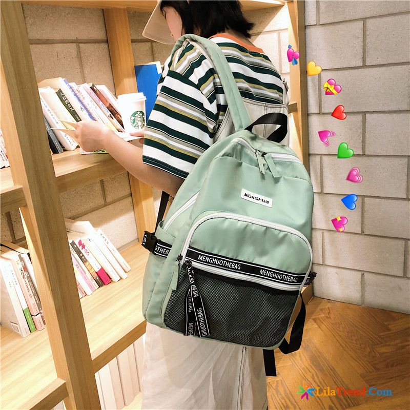 Canvas Rucksäck Bunt Schüler Rucksack Schulranzen Trend Campus