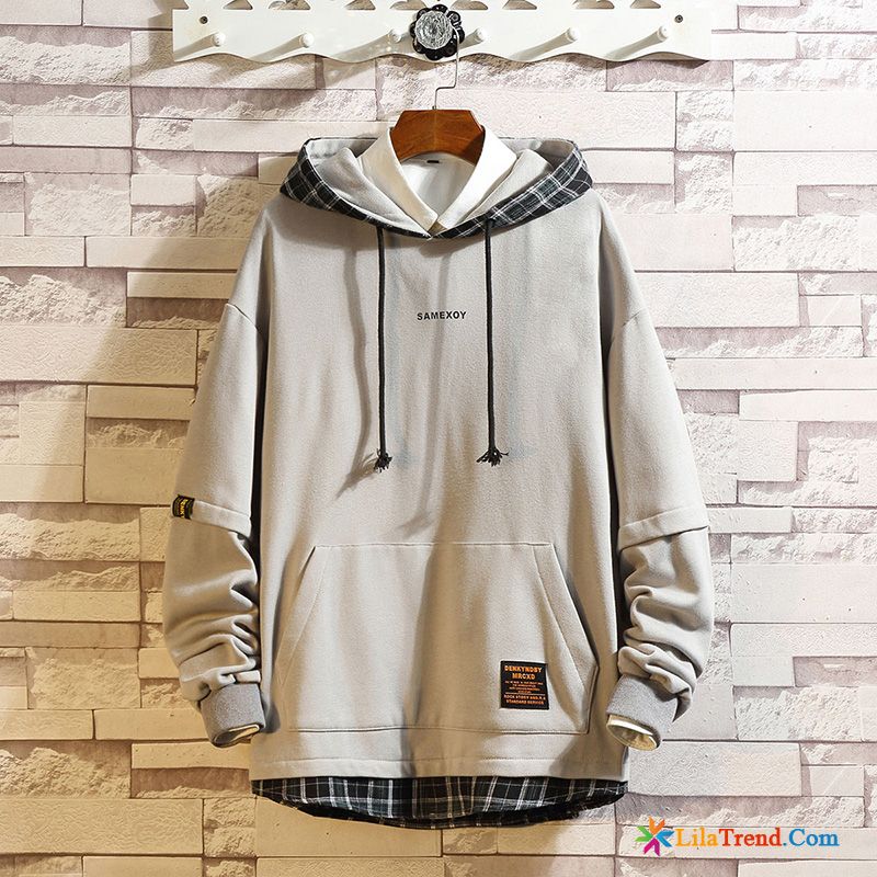 Cardigan Grau Herren Herren Schüler Gitter Hoodies Mit Kapuze Kaufen