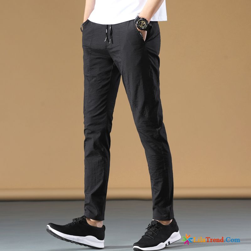 Chino Hose Slim Fit Gerade Trend Dünn Herren Hosen Sale