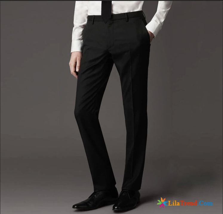 Chino Skinny Fit Herren Freizeit Schwarz Schlank Britischen Trend Rabatt