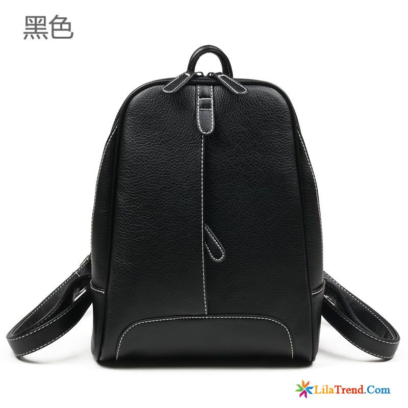 City Rucksäck Schwarz Klein Pu-leder Frisch Rucksäcke Rucksack Billig