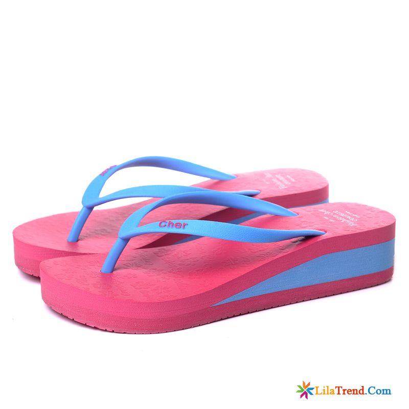 Coole Damen Hausschuhe Flip Flops Sommer Damen Rutschsicher Keilschuhe