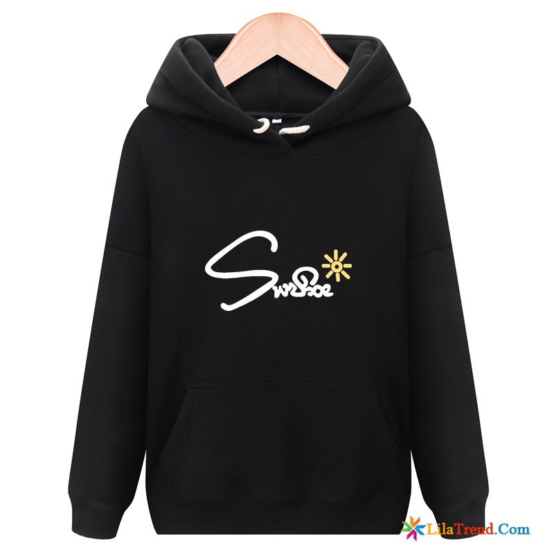 Coole Kapuzenpullis Damen Warme Hoodies Überzieher Lose Verdickung Sale