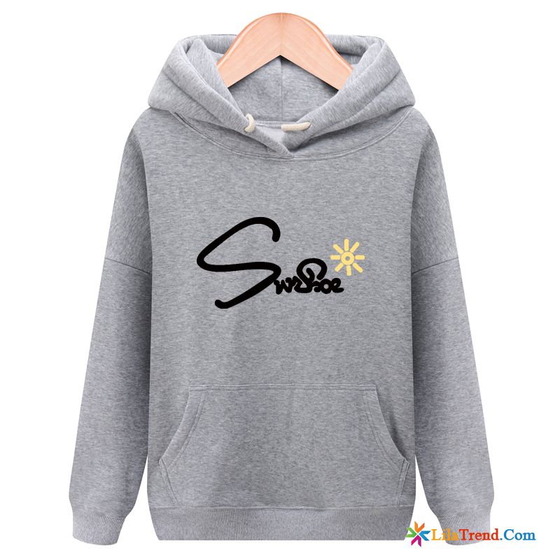 Coole Kapuzenpullis Damen Warme Hoodies Überzieher Lose Verdickung Sale