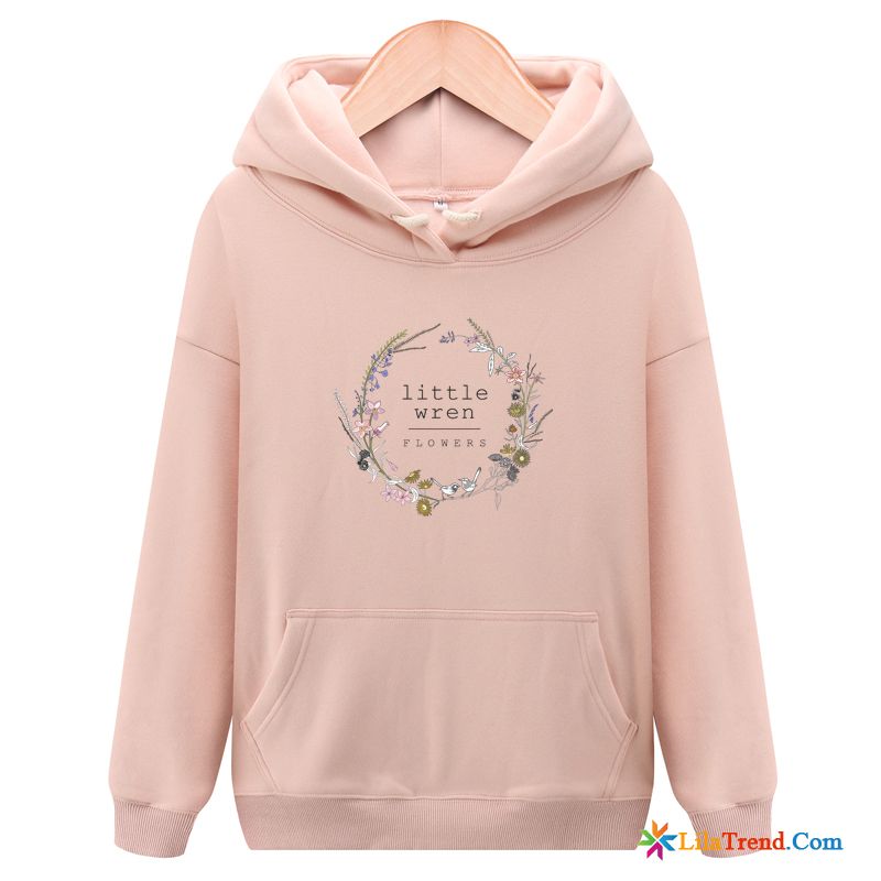 Coole Kapuzenpullis Damen Warme Hoodies Überzieher Lose Verdickung Sale