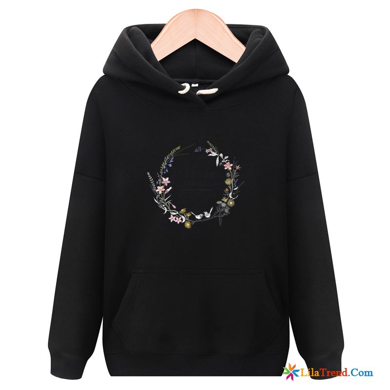 Coole Kapuzenpullis Damen Warme Hoodies Überzieher Lose Verdickung Sale