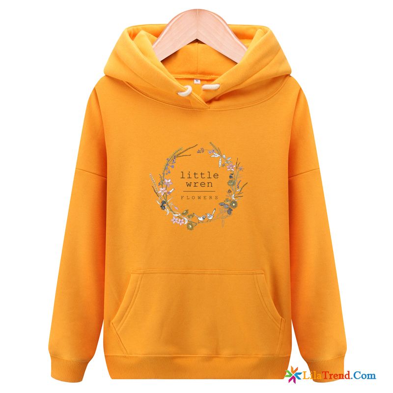 Coole Kapuzenpullis Damen Warme Hoodies Überzieher Lose Verdickung Sale