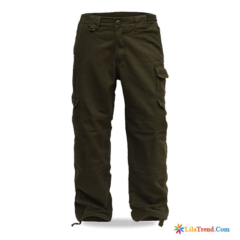 Cordhose Braun Herren Freizeit Herren Herbst Baumwolle Große Größe