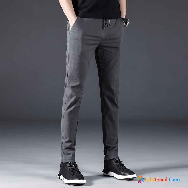 Cordhose Herren Slim Fit Schwarz Neu Trend Feder Hosen