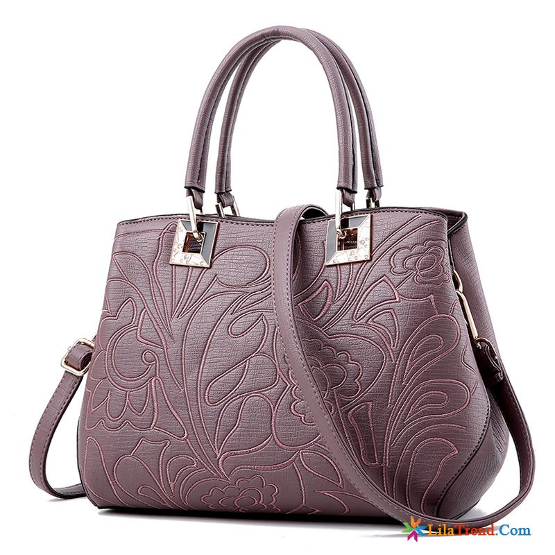 Damen Shopper Taschen Grau Messenger-tasche Freizeit Handtaschen Taschen Das Neue Günstig