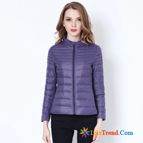 Daunenjacke Damen Schwarz Trend Temperament Herbst Neu Kurzer Absatz Günstig