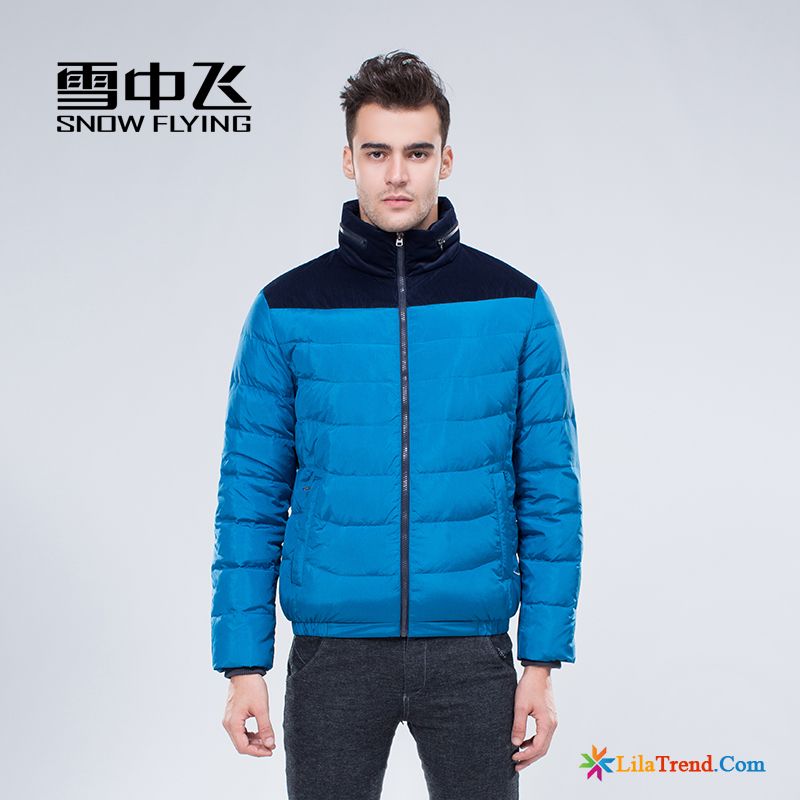 Daunenjacke Sommer Herren Silber Schlank Daunenjacke Mode Herren Überzieher Günstig