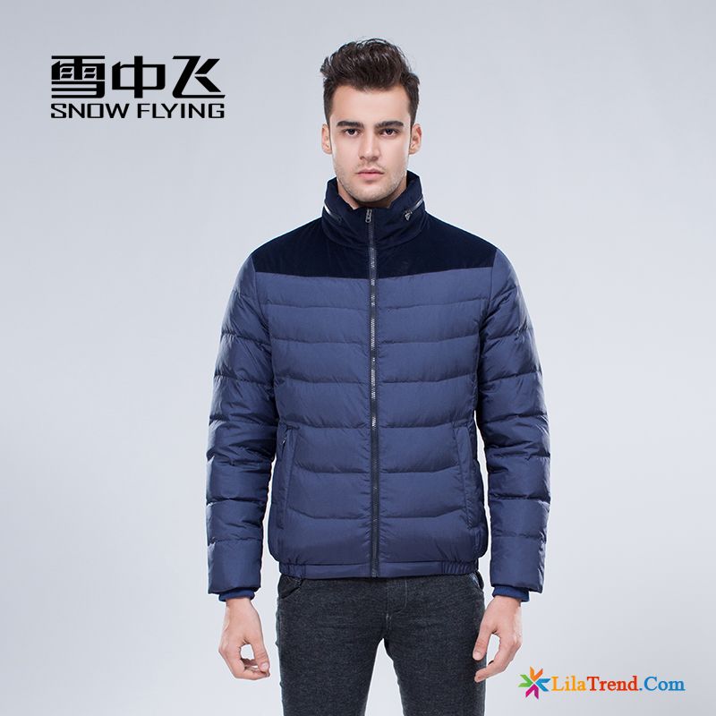 Daunenjacke Sommer Herren Silber Schlank Daunenjacke Mode Herren Überzieher Günstig