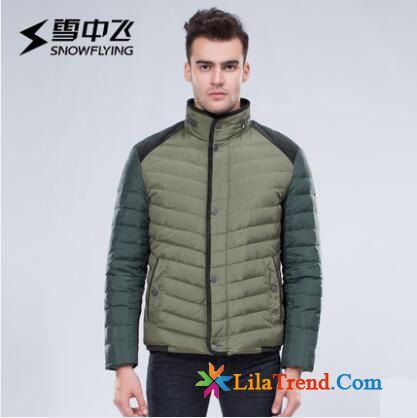 Daunenjacke Sommer Herren Silber Schlank Daunenjacke Mode Herren Überzieher Günstig