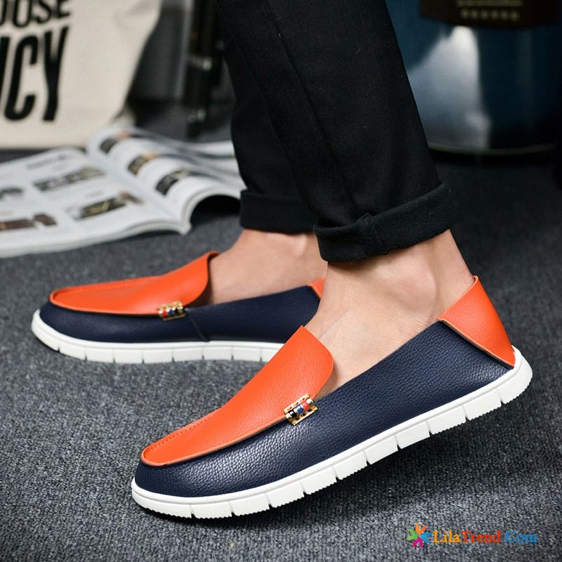 Elegant Schnürschuhe Herren Mode Feder Einfach Casual Casing