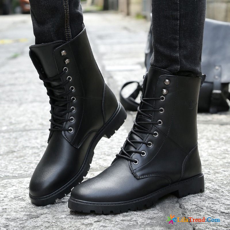 Elegant Winterschuhe Herren Hellgrau Stiefel British Cargo Feder Draussen Kaufen