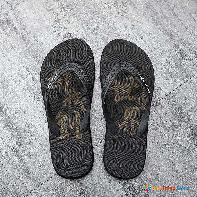 Fell Pantoffeln Herren Blond Strand Flip Flops Mode Sommer Kreativ