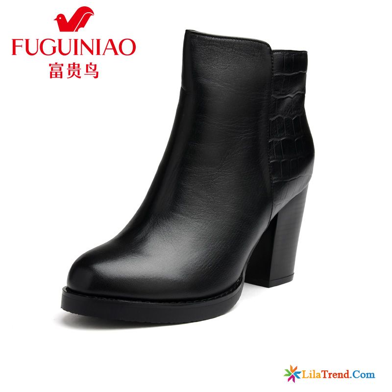 Flache Schwarz Plus Samt Stiefel Martin Stiehlt Damen Neue Sale