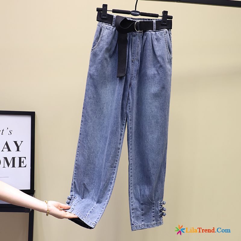 Frauen In Jeanshosen Gerade Jeans Denim Neunte Hose Damen Günstig