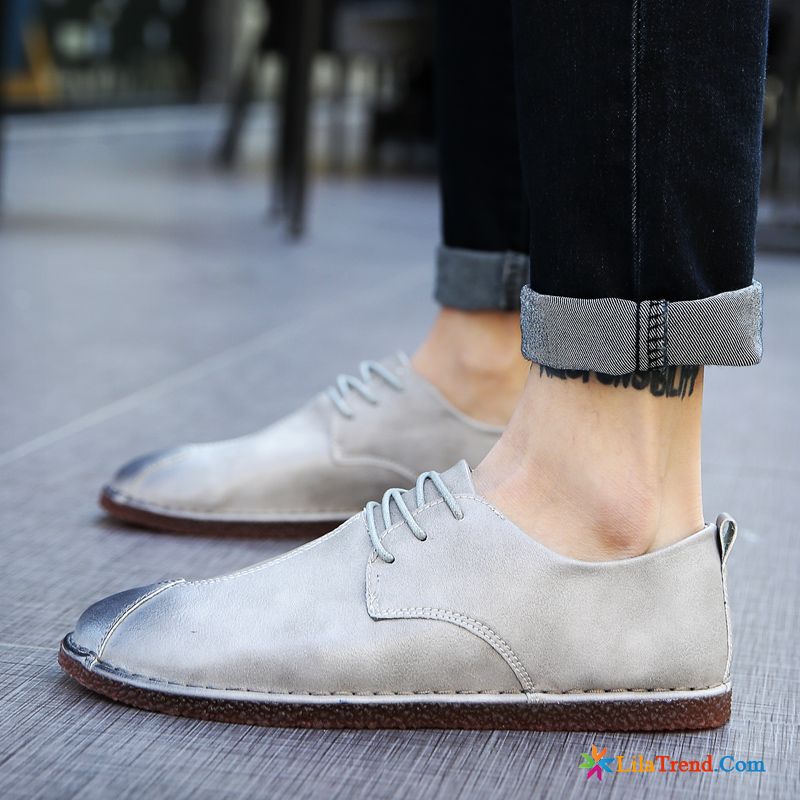 Freizeitschuhe Herren Feder Lederschuhe British Schuhe Sommer Günstig