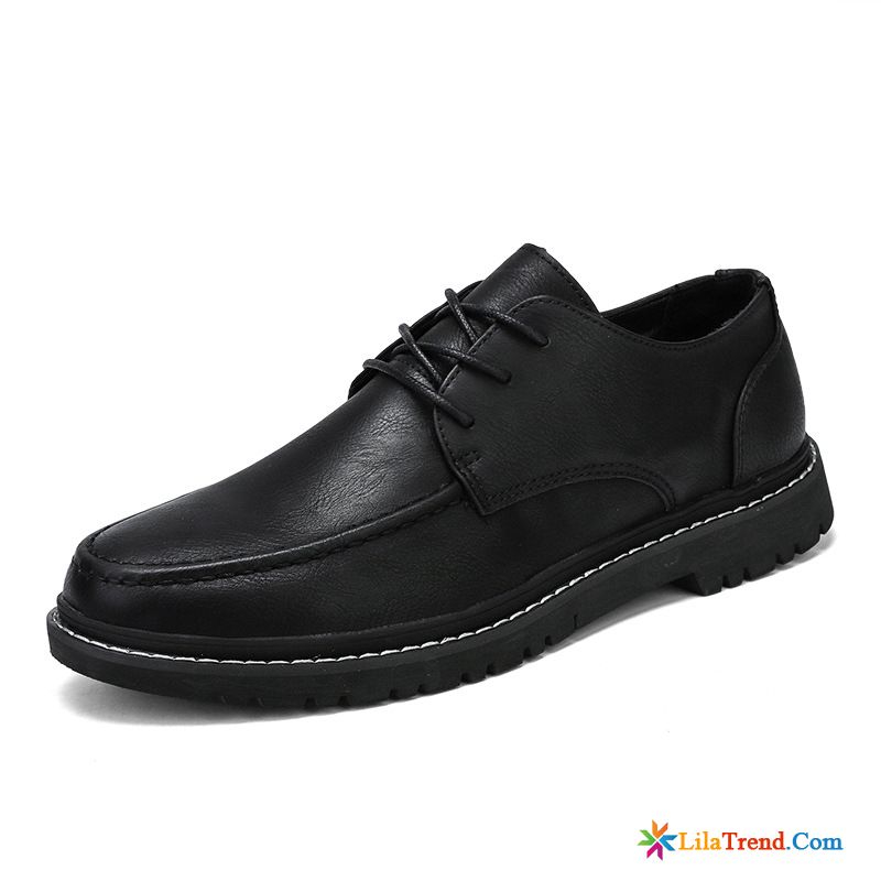 Graue Schuhe Herren Schwarz Schnürsenkel Lederschuhe Riemen Schuhe Business-schuhe Verkaufen