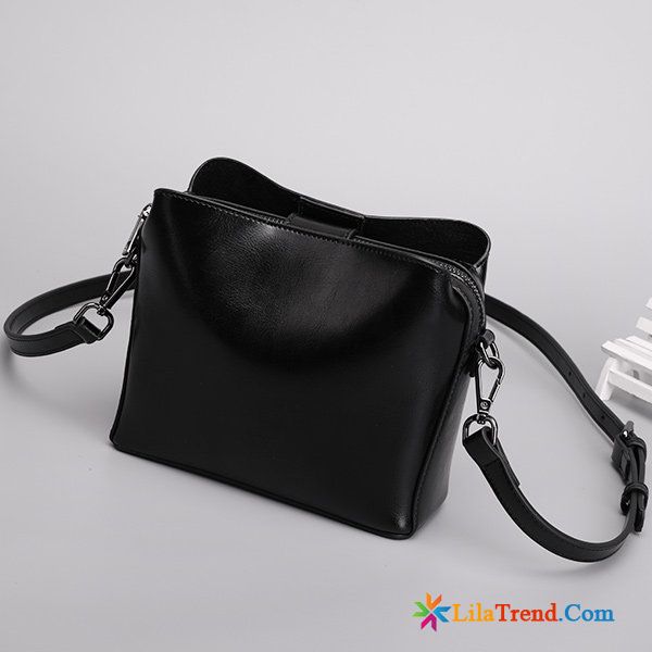 Günstige Damen Umhängetaschen Messenger-tasche Echtleder Klein Mini Retro Günstig