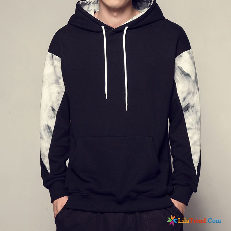 Günstige Kapuzenpulli Herren Herren Hoodies Schwarz Lose Sport Rabatt