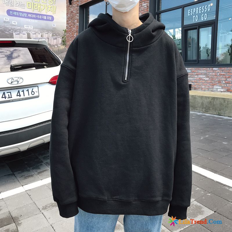 Günstige Sweatshirts Herren Paar Hoodies Lose Herbst Rote Verkaufen