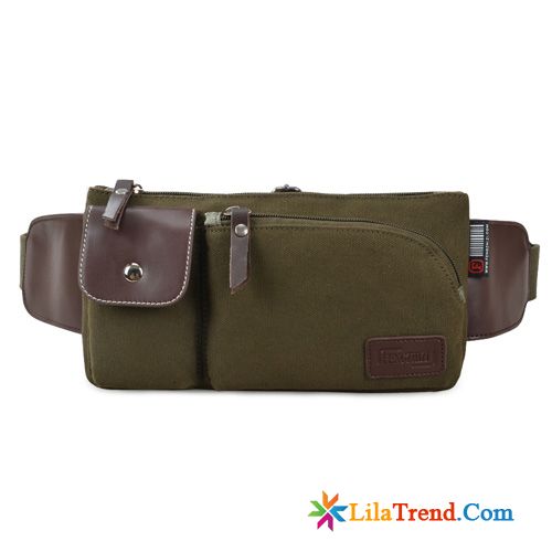 Handtaschen Leder Herren Sporttaschen Segeltuch Messenger-tasche Draussen Trend Günstig