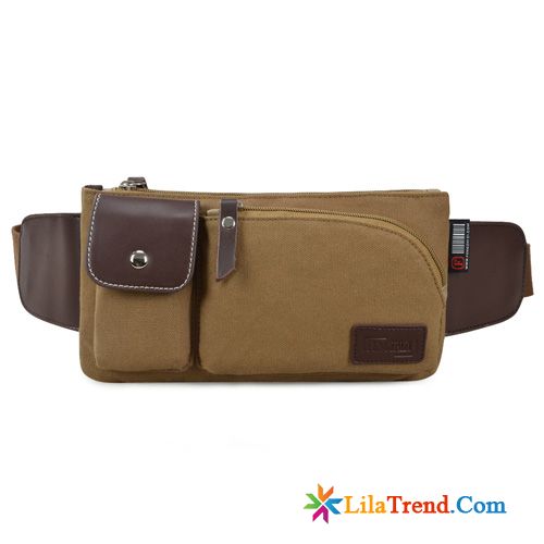 Handtaschen Leder Herren Sporttaschen Segeltuch Messenger-tasche Draussen Trend Günstig