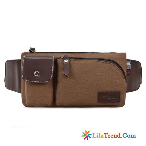 Handtaschen Leder Herren Sporttaschen Segeltuch Messenger-tasche Draussen Trend Günstig