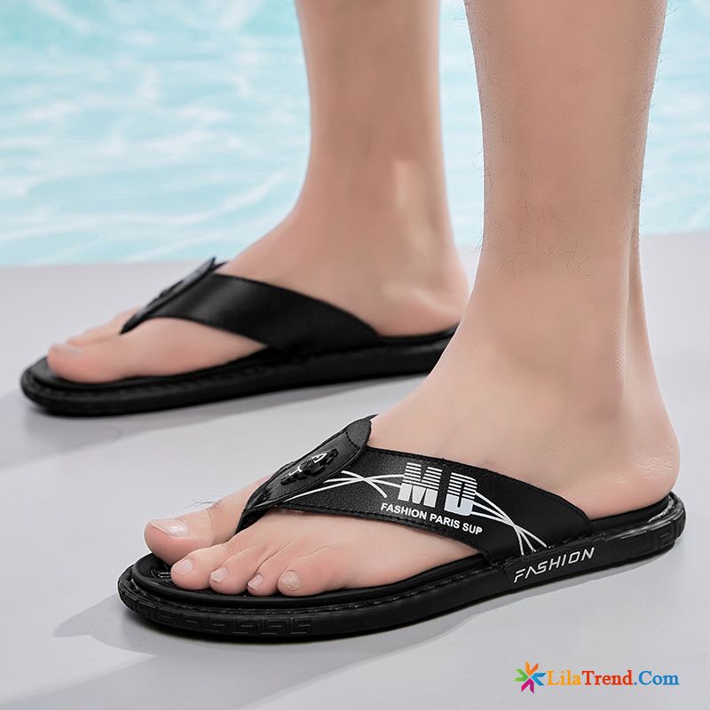 Hausschuhe Geschlossen Herren Flip Flops Strand Casual Weiß Neue