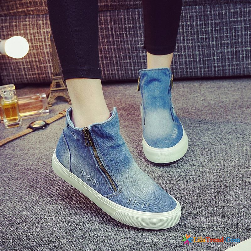 Herbst Schuhe Damen Trend Schüler Denim Flache Damen Kaufen