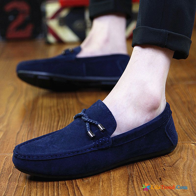 Herbst Schuhe Herren Casual Neue Feder Slip-on Trend Günstig