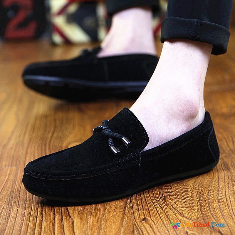 Herbst Schuhe Herren Casual Neue Feder Slip-on Trend Günstig