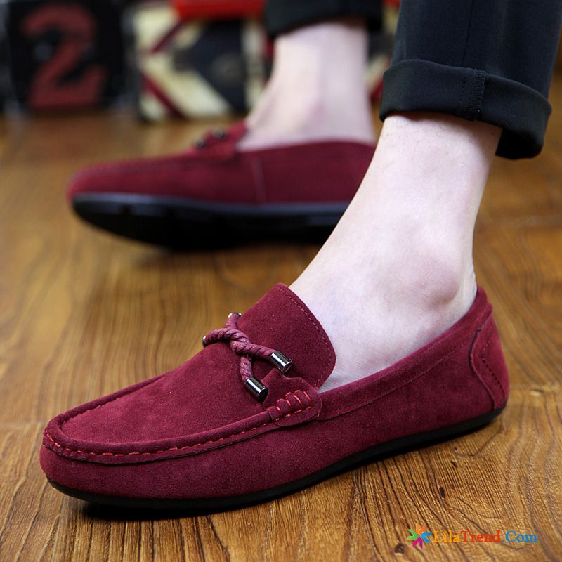 Herbst Schuhe Herren Casual Neue Feder Slip-on Trend Günstig