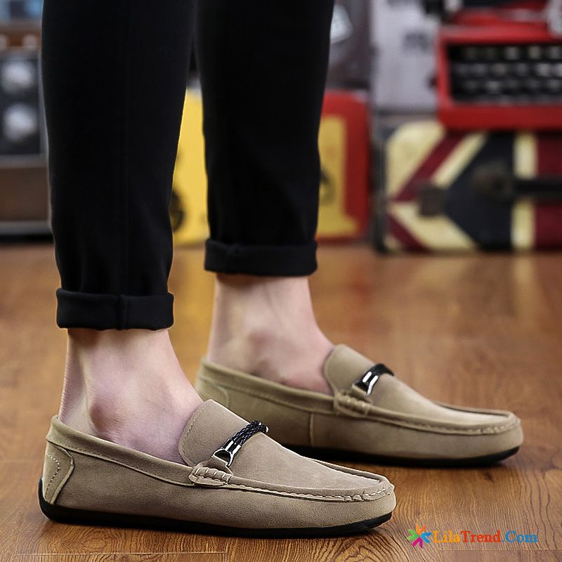 Herbst Schuhe Herren Casual Neue Feder Slip-on Trend Günstig