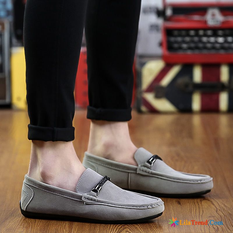 Herbst Schuhe Herren Casual Neue Feder Slip-on Trend Günstig