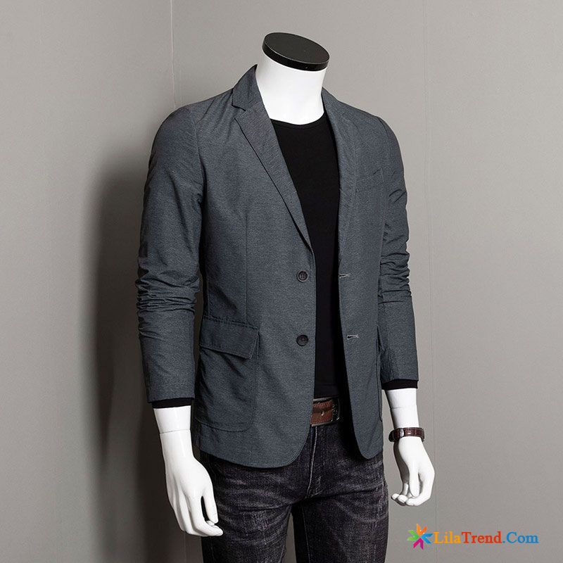 Herren Blazer Slim Fit Licht Mantel Trend Feder Freizeit Kaufen