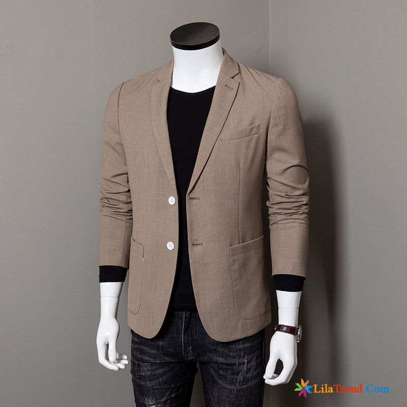 Herren Blazer Slim Fit Licht Mantel Trend Feder Freizeit Kaufen