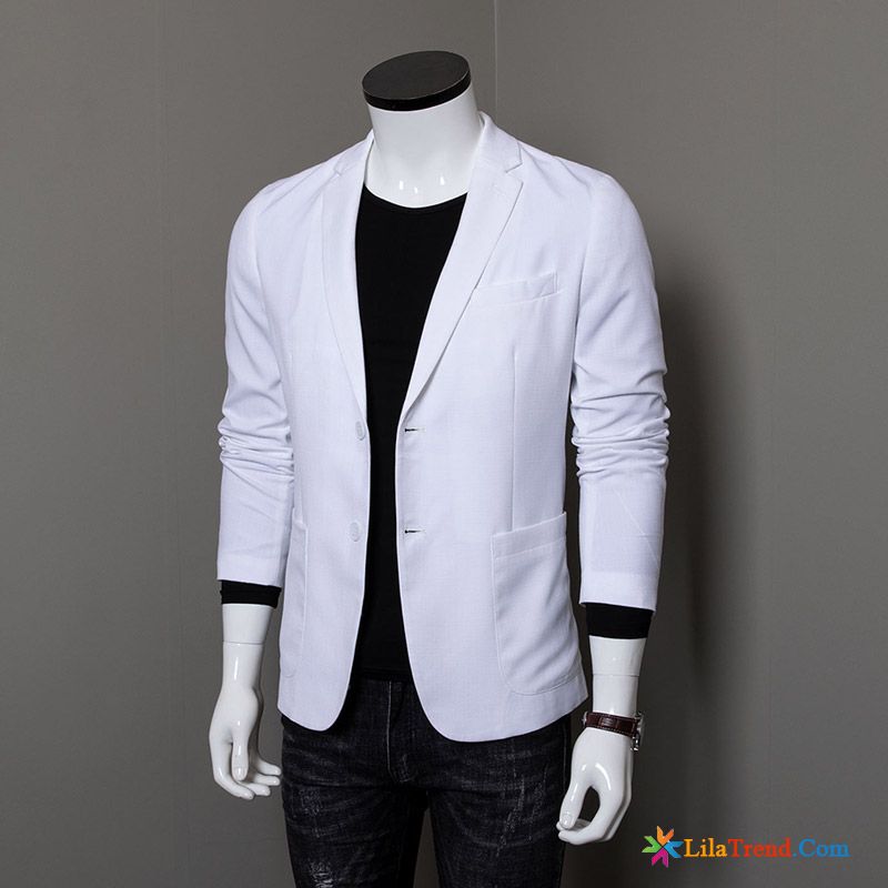 Herren Blazer Slim Fit Licht Mantel Trend Feder Freizeit Kaufen