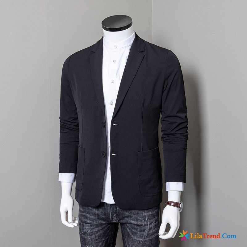 Herren Blazer Slim Fit Licht Mantel Trend Feder Freizeit Kaufen